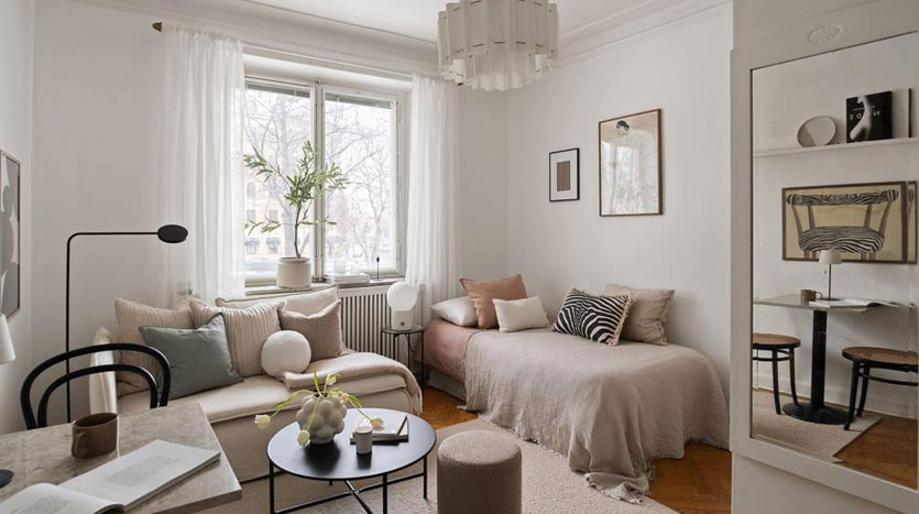 1 Room Apartment, Valhallavägen 49, Stockholm